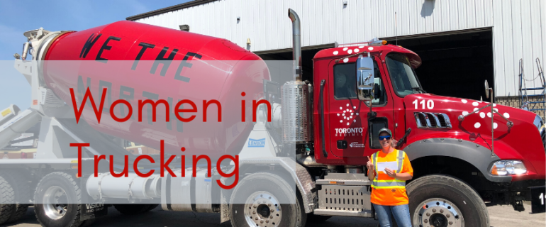 Women involved in trucking